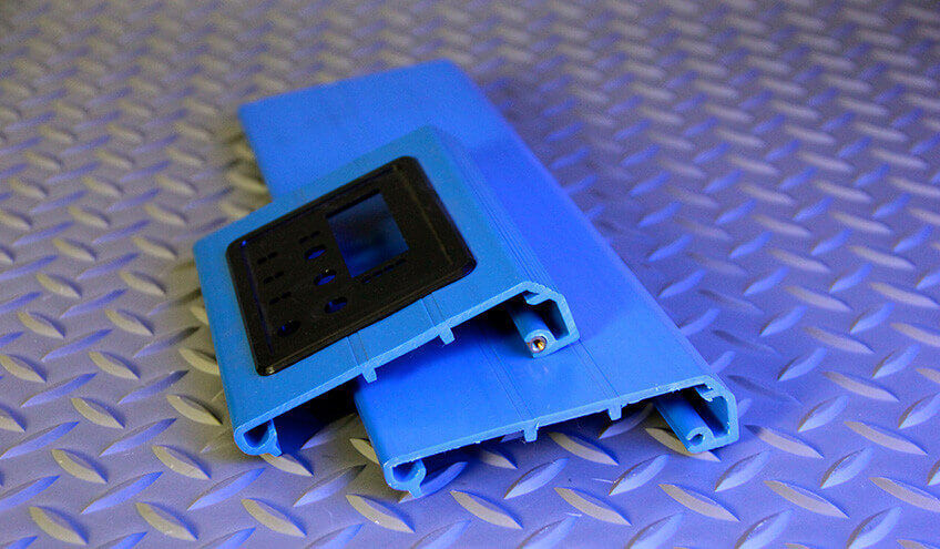 Control Panel Extrusion and Molded Bezel